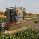 Stuck in hyacinths. A boat on its way to pick up South Sudanese refugees in Tergol, Ethiopia.